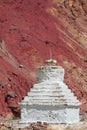 Buddhistic stupa (chorten) in the Himalayas Royalty Free Stock Photo